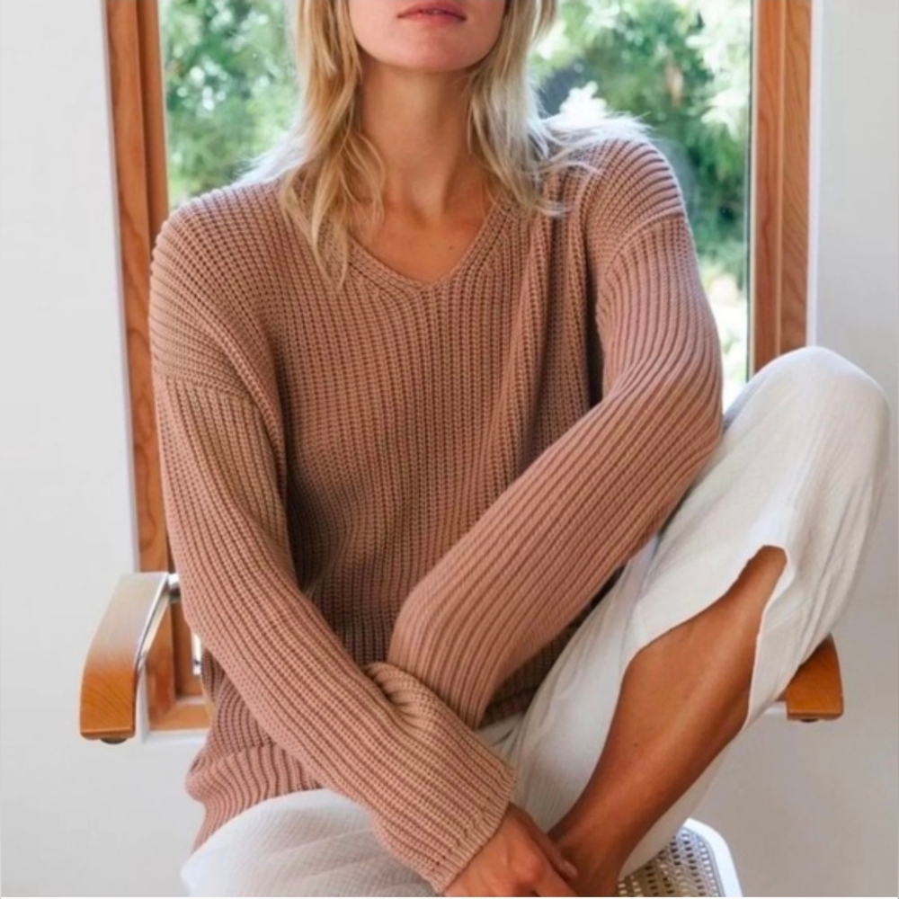 Jenni Kayne Cotton Cabin Sweater